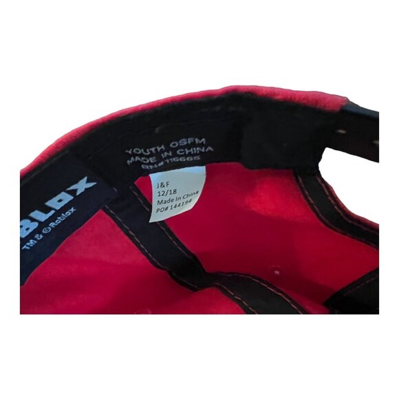 ROBLOX Youth Hat Cap Baseball Snapback Adjustable Video Game Red Characters - Picture 8 of 8